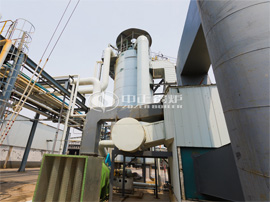 廣悅化工立式導熱油鍋爐現場