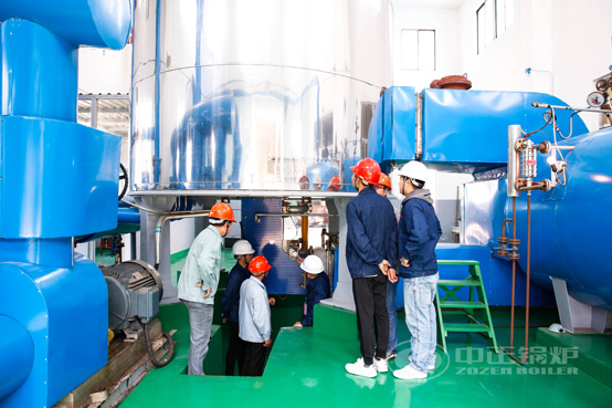 800萬大卡YQL系列燃?xì)饬⑹綄?dǎo)熱油鍋爐項目