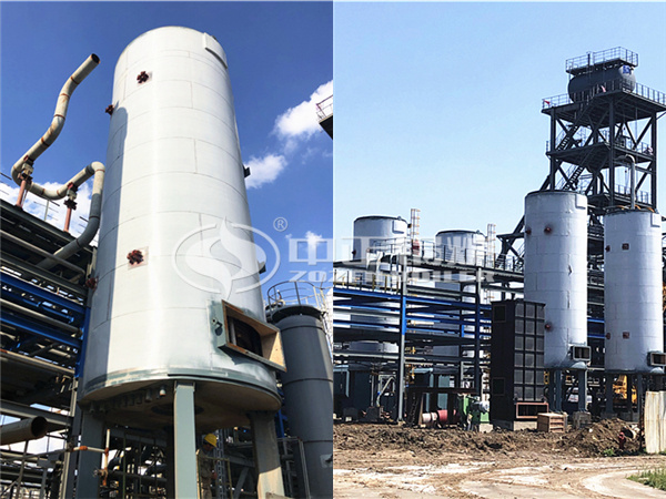 中正YQL<a href=/product/thermal.html target=_blank class=infotextkey>導熱油鍋爐</a>在東方華龍施工現場