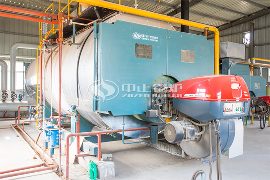 10噸WNS系列冷凝式燃氣蒸汽鍋爐項目