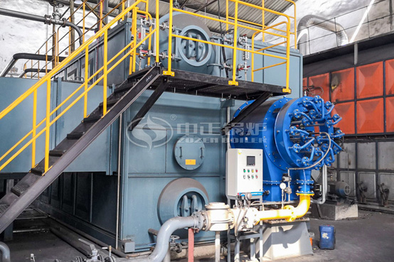聯華染整25噸SZS系列環保型燃氣蒸汽鍋爐項目